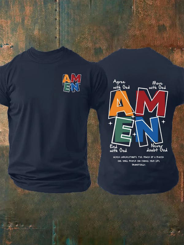 Men's AMEN Print T-Shirt
