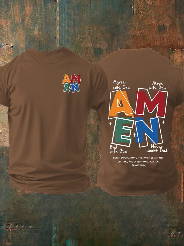 Men's AMEN Print T-Shirt
