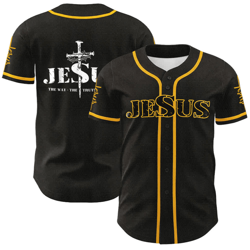 Men's JESUS  Printed Casual Top