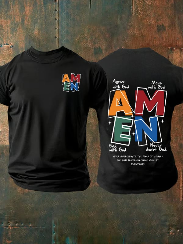 Men's AMEN Print T-Shirt
