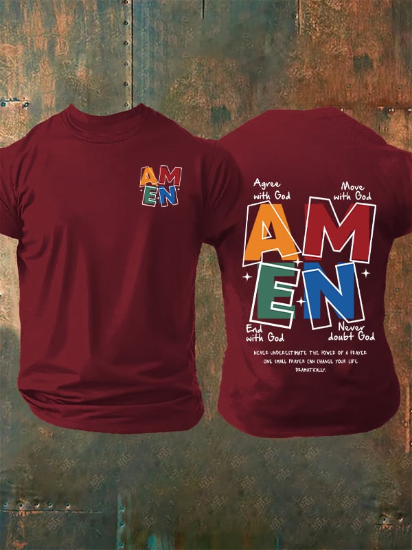 Men's AMEN Print T-Shirt