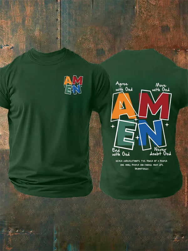 Men's AMEN Print T-Shirt
